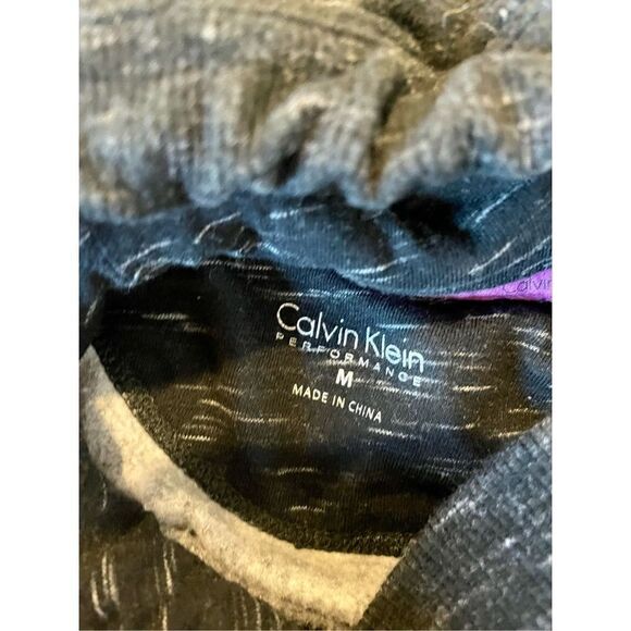 Calvin Klein performance grey charcoal hoodie medium - Picture 5 of 9